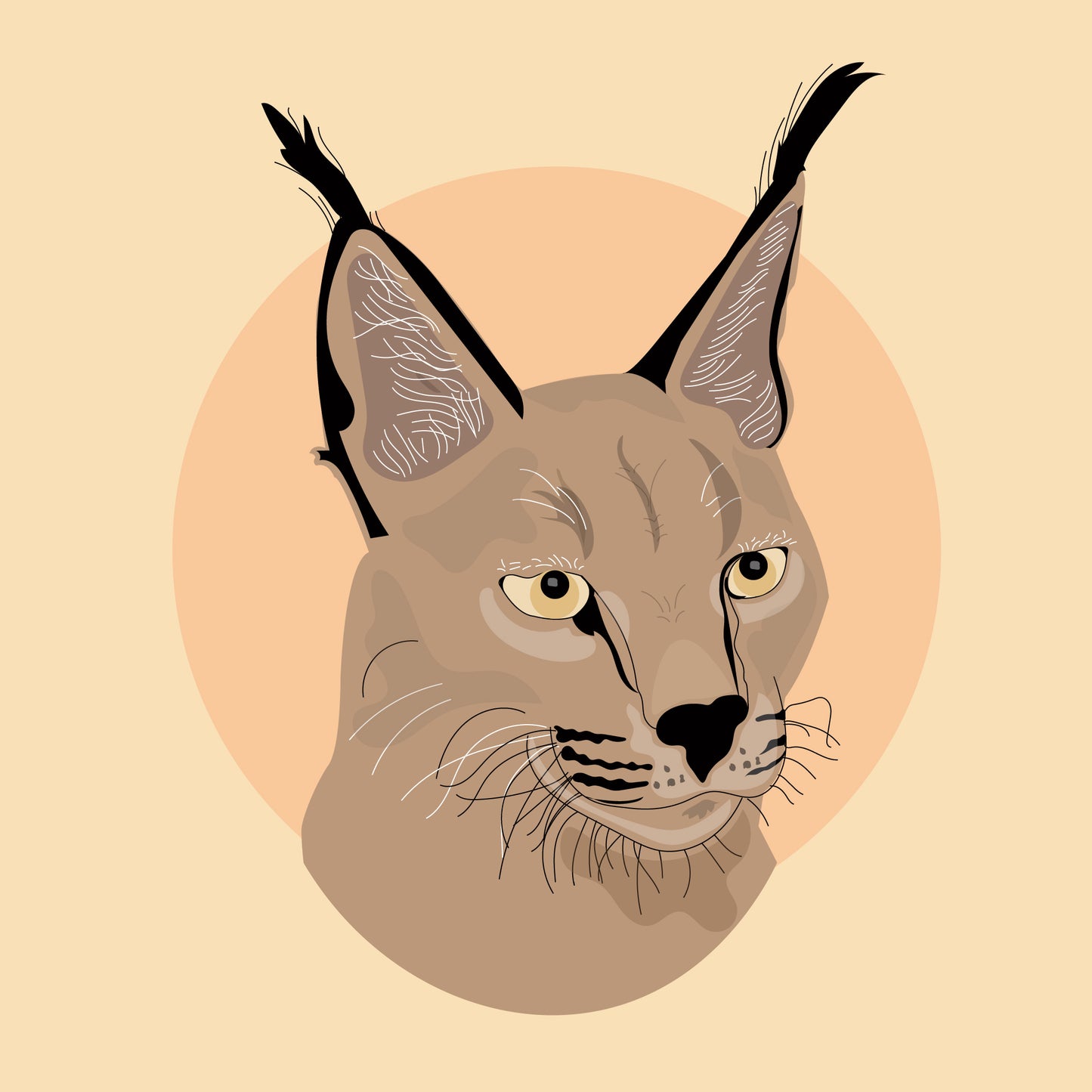 Wildlife T-Shirts  - The Caracal