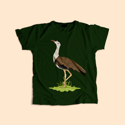 Wildlife T-Shirts - The Great Indian Bustard