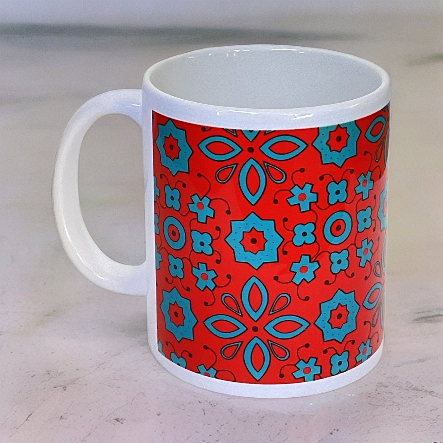 Handicraft Pattern Coffee Mug